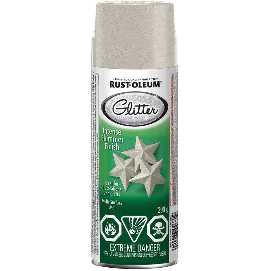 Specialty Glitter Spray Paint - Pearl White, 290 g