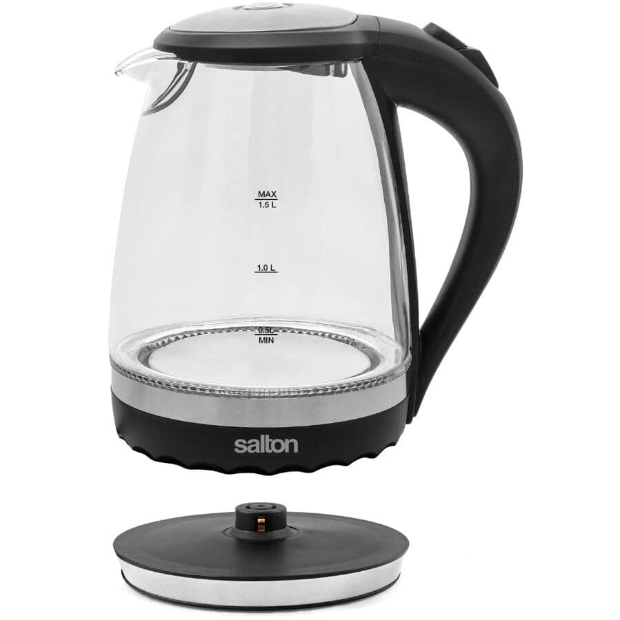 Cordless Glass Kettle - 1100W, 1.5 L