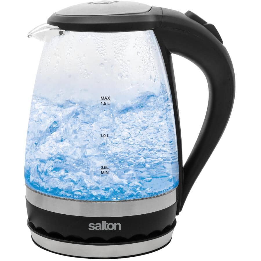 Cordless Glass Kettle - 1100W, 1.5 L