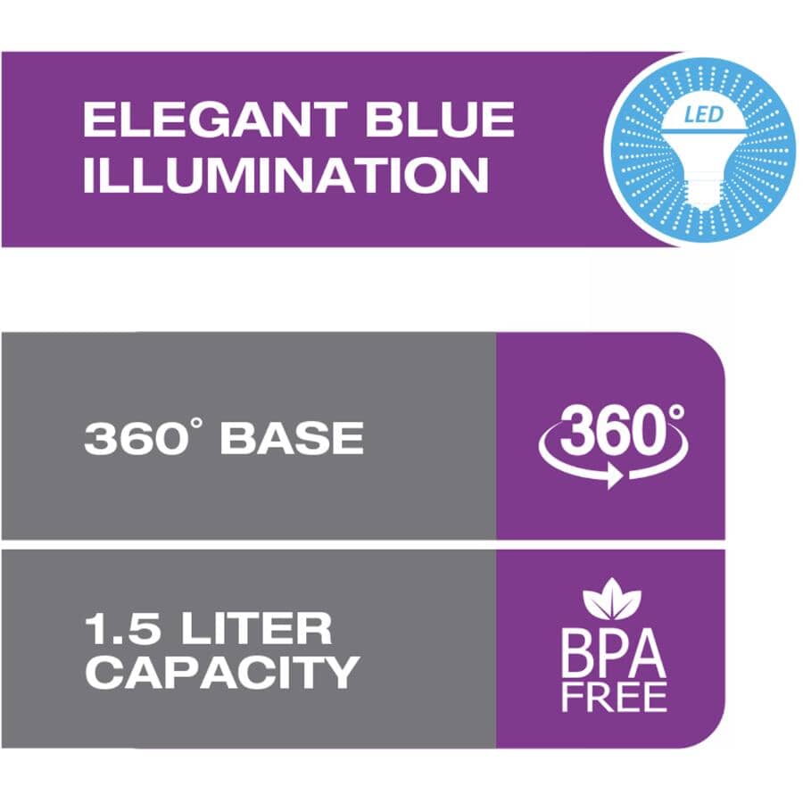 Cordless Glass Kettle - 1100W, 1.5 L