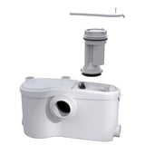 4.8 L Sanibest Pro Elongated Toilet - with Pump, 16.75" Accessible Height, White