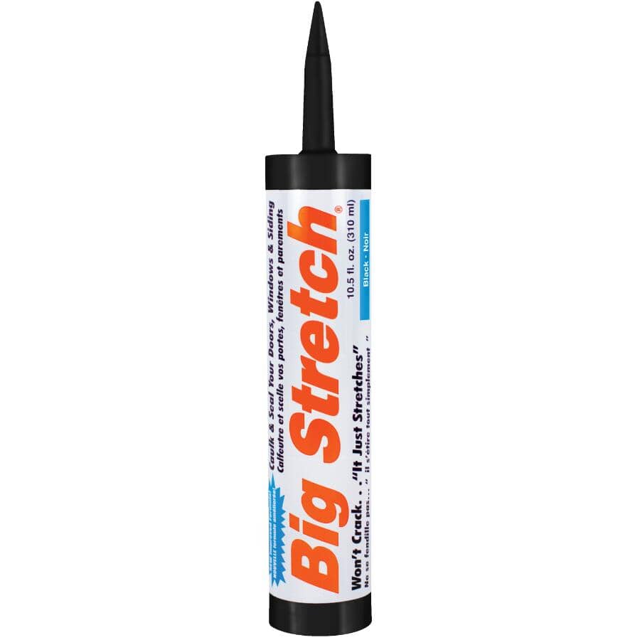 Big Stretch All Purpose Acrylic Caulking - Black, 310 ml