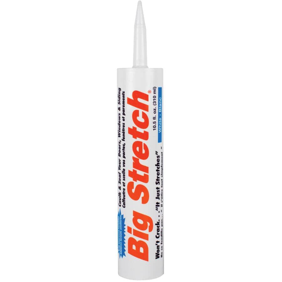 Big Stretch All Purpose Acrylic Caulking - White, 310 ml