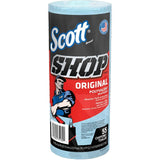 Blue Shop Towels - 55 Sheets per Roll