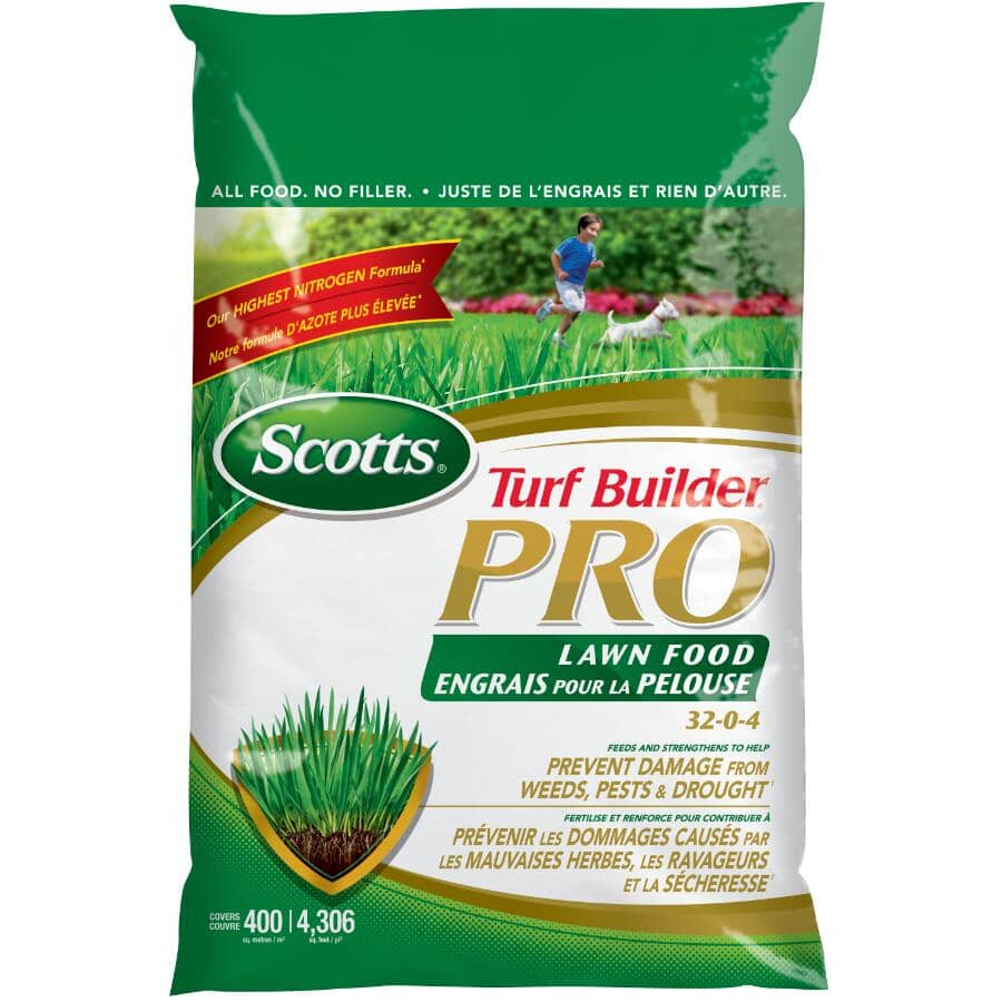 32-0-4 Turf Builder Pro Lawn Fertilizer - Covers 400 sq. m.