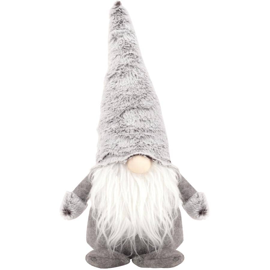 18" Gnome Tabletop Decor - Grey