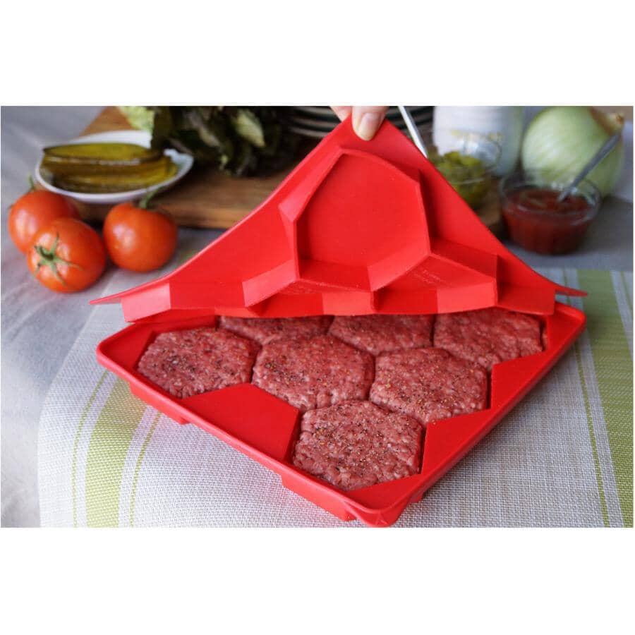 Burger Master Burger Press & Freezer Container - 8 Pc