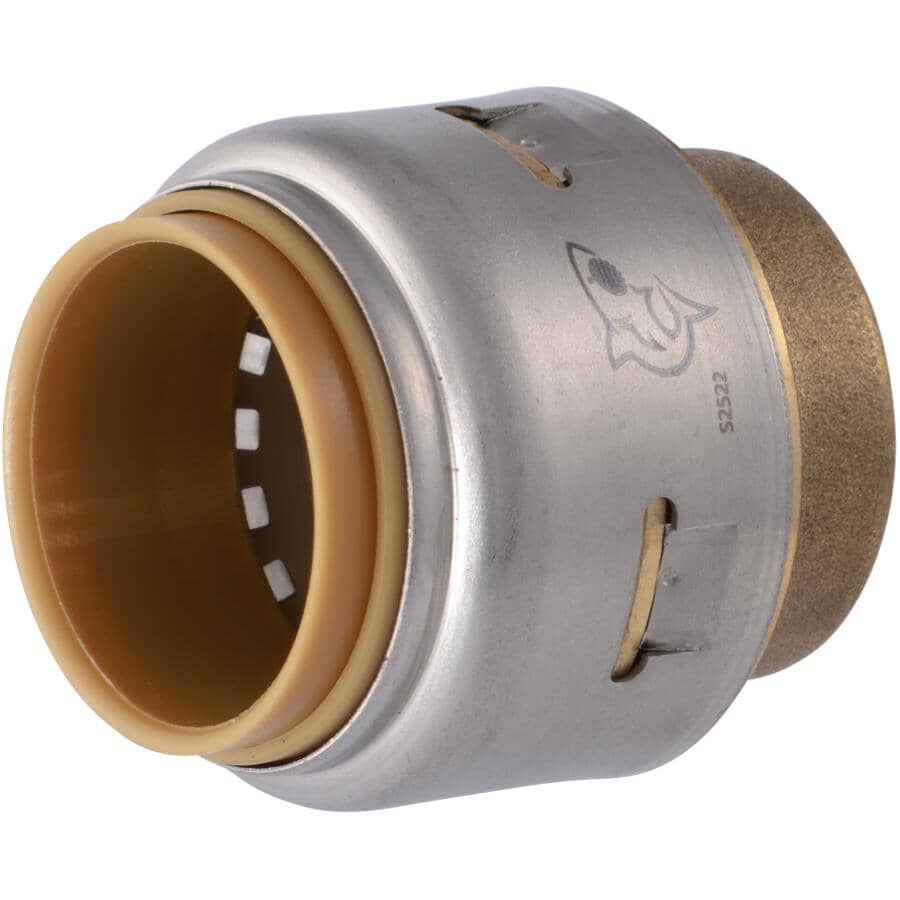 3/4" Push Fit Brass End Cap