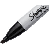 Chisel Tip Permanent Markers - Black, 2 Pack