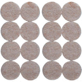 1" Round Heavy Duty Felt Pads - 16 Pack
