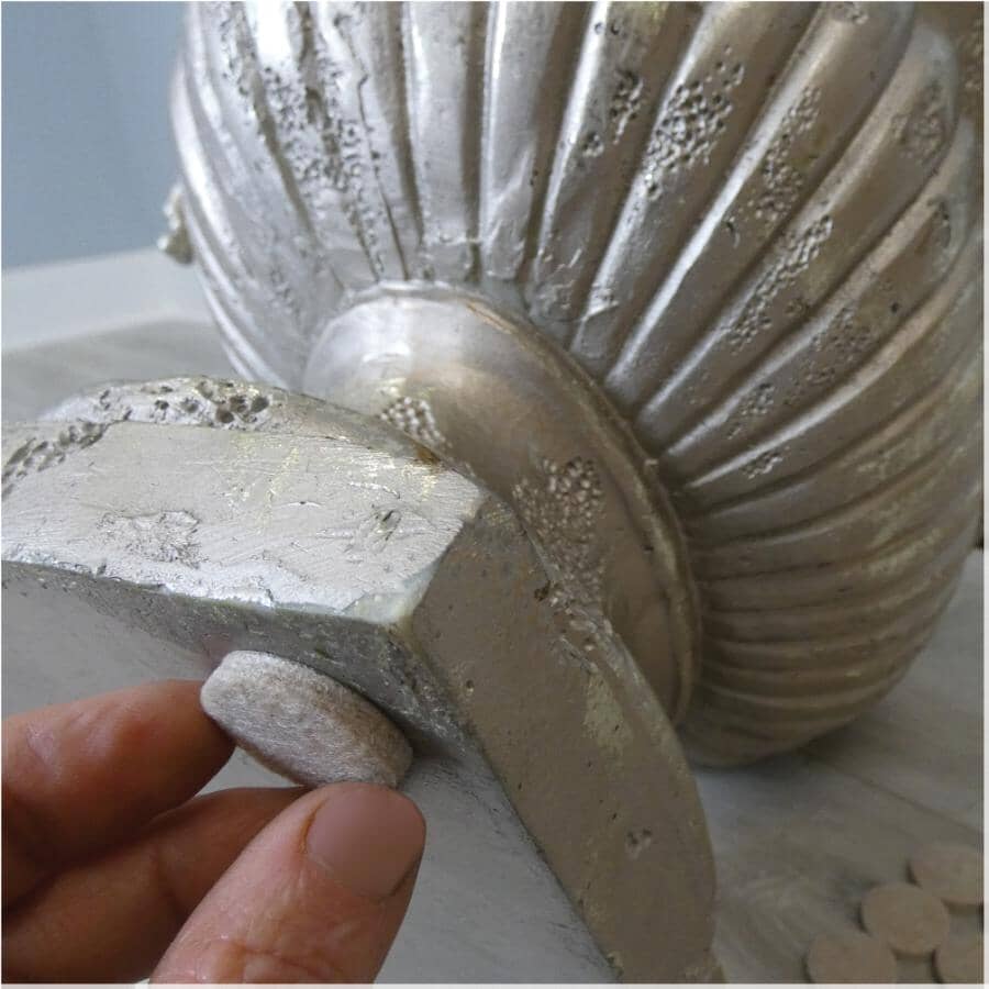 1" Round Heavy Duty Felt Pads - 16 Pack