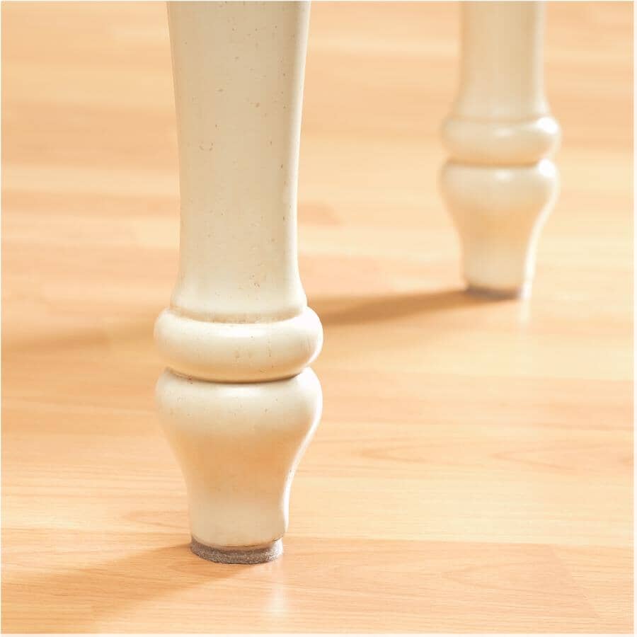 1" Round Heavy Duty Felt Pads - 16 Pack