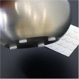 3/8" Medium Duty Felt Pads - White, 75 Pack