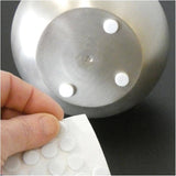 3/8" Medium Duty Felt Pads - White, 75 Pack