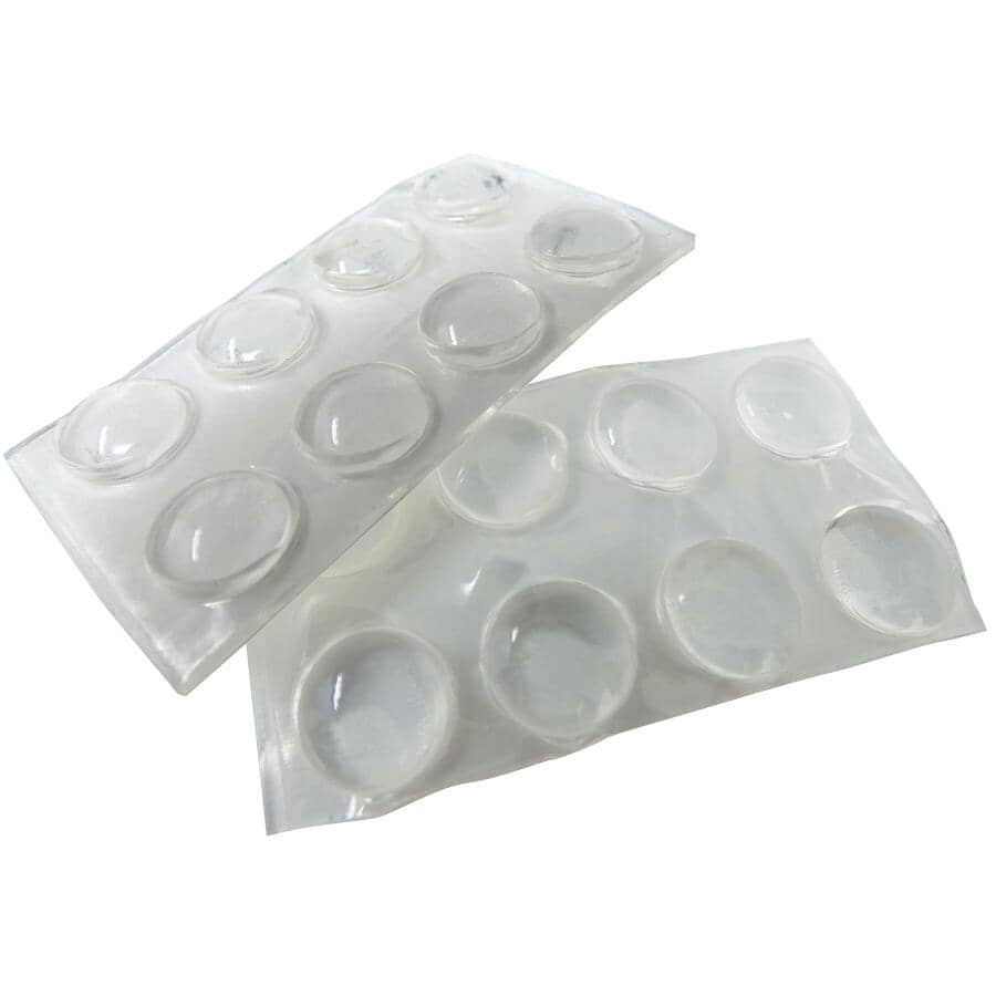 3/8" Vinyl Furniture Pads - Clear, 16 Pack