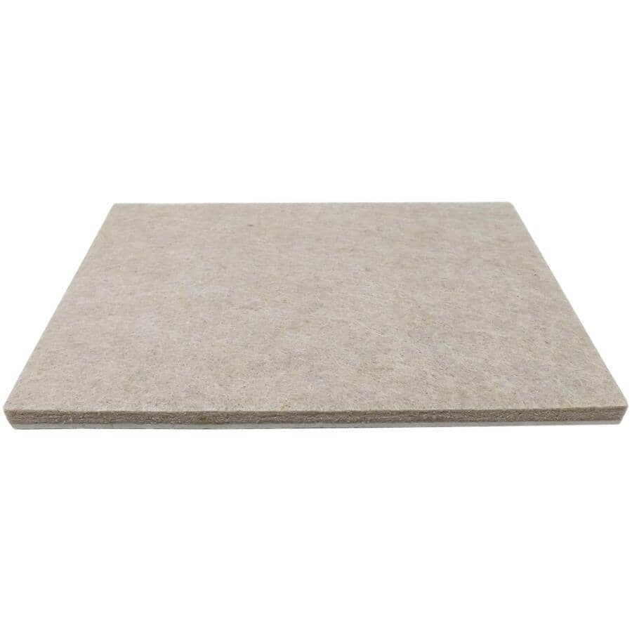 6" x 4-1/4" Rectangular Heavy Duty Felt Pads - 2 Pack