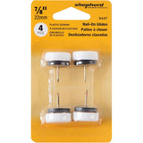 7/8" Nylon Nail-On Glides - 4 Pack