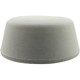 7/8" Off-White Screw-In Rubber Furniture Pads - 4 Pack