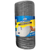 Microfibre Cloths - Grey, 12" x 12", 40 Sheets per Roll