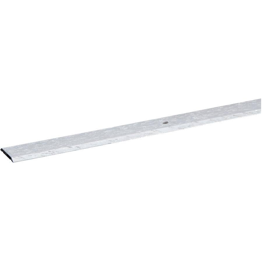 1" x 3' Hammered Silver Seambinder Edging