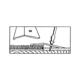 1" x 6' Hammered Silver Equalizer Edging