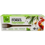 Compostable Forks - Brown, 24 Pack