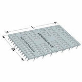 3" x 6" 20 Gauge Mending Plate