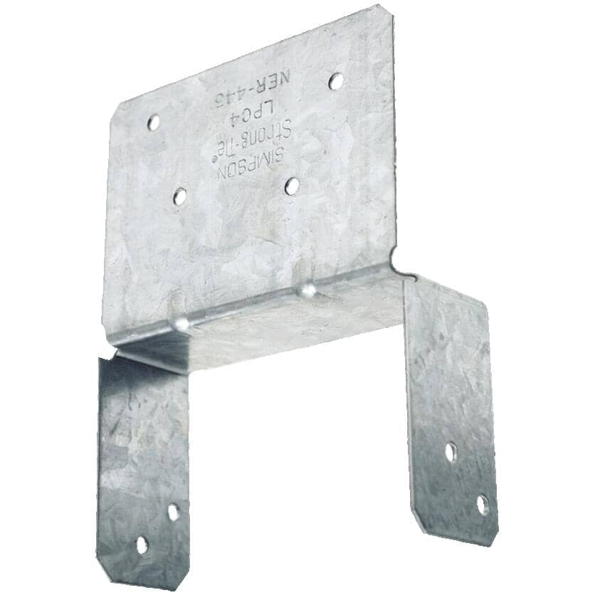 4" x 4" 18 Gauge G185 Adjustable Post Cap - ZMAX Finish