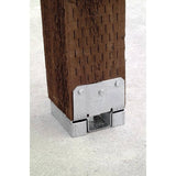 4" x 4" G185 Adjustable Post Base - ZMAX Finish