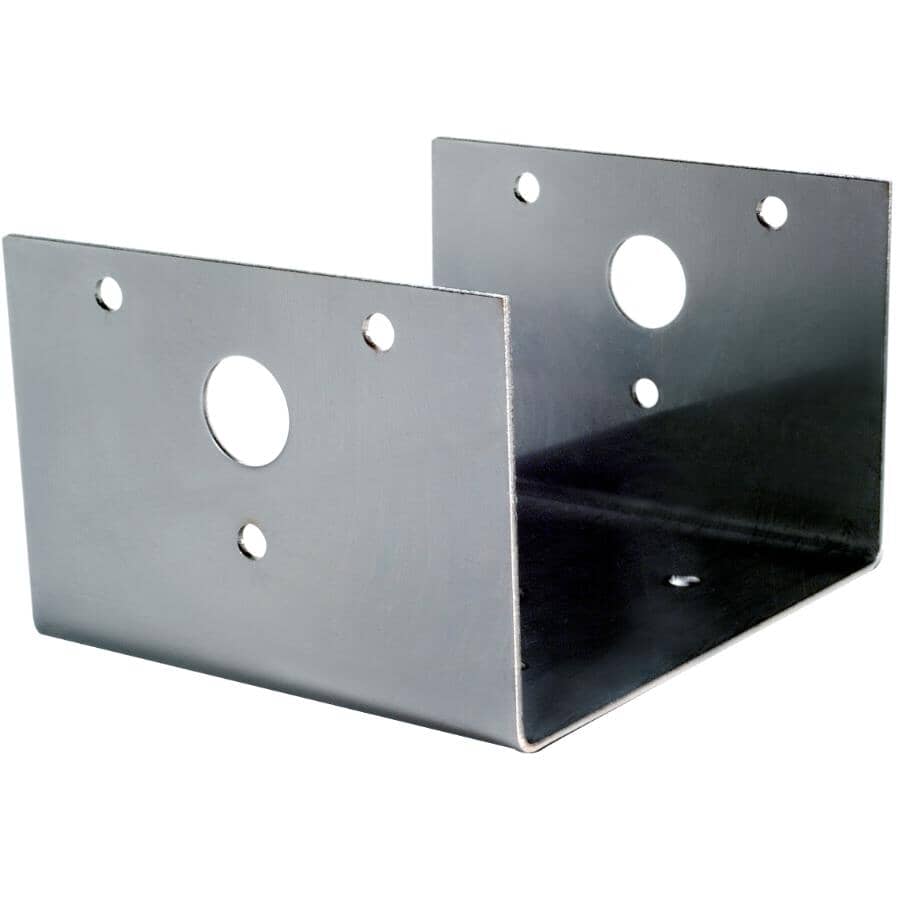 4" x 4" G185 Half Base Post Cap - ZMAX Finish