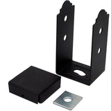 4" x 4" Mission Adjustable Post Base - ZMAX Finish