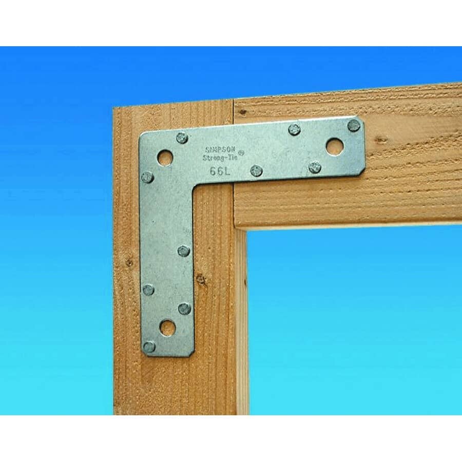 6" x 6" 14 Gauge L Strap Tie