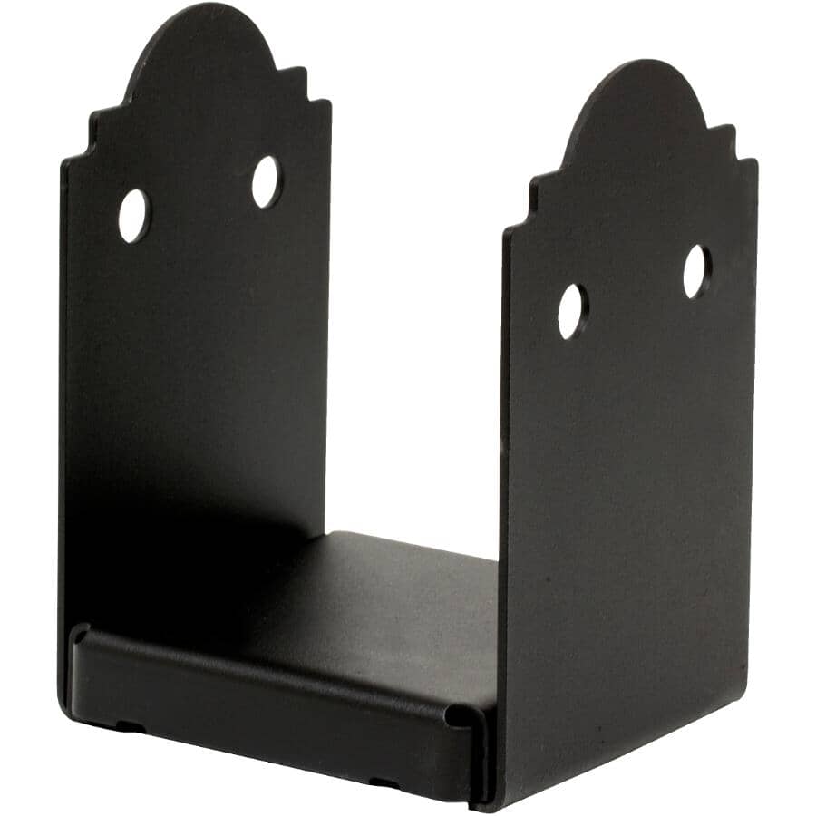 6" x 6" Mission Post Base, for Rough Sawn Lumber, ZMAX Finish