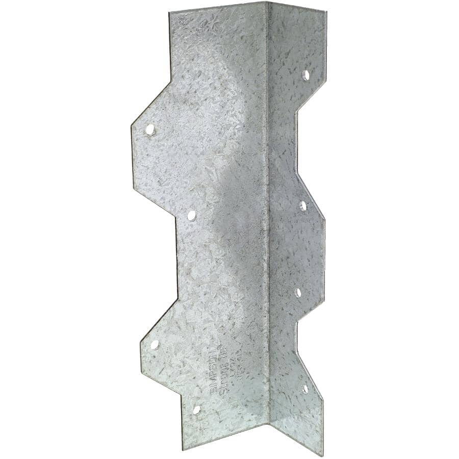 7" 'L' Reinforcing Angle - 16 Gauge + ZMAX Finish