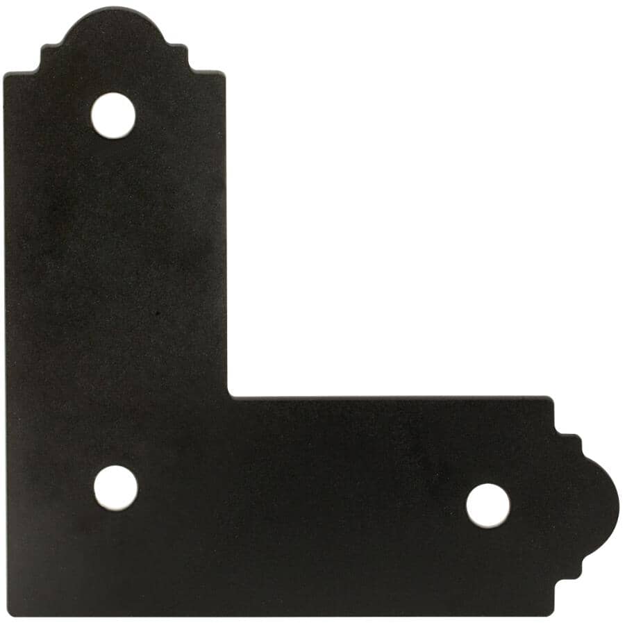 Mission L Strap Tie - for 4" x 4" Lumber, ZMAX Finish