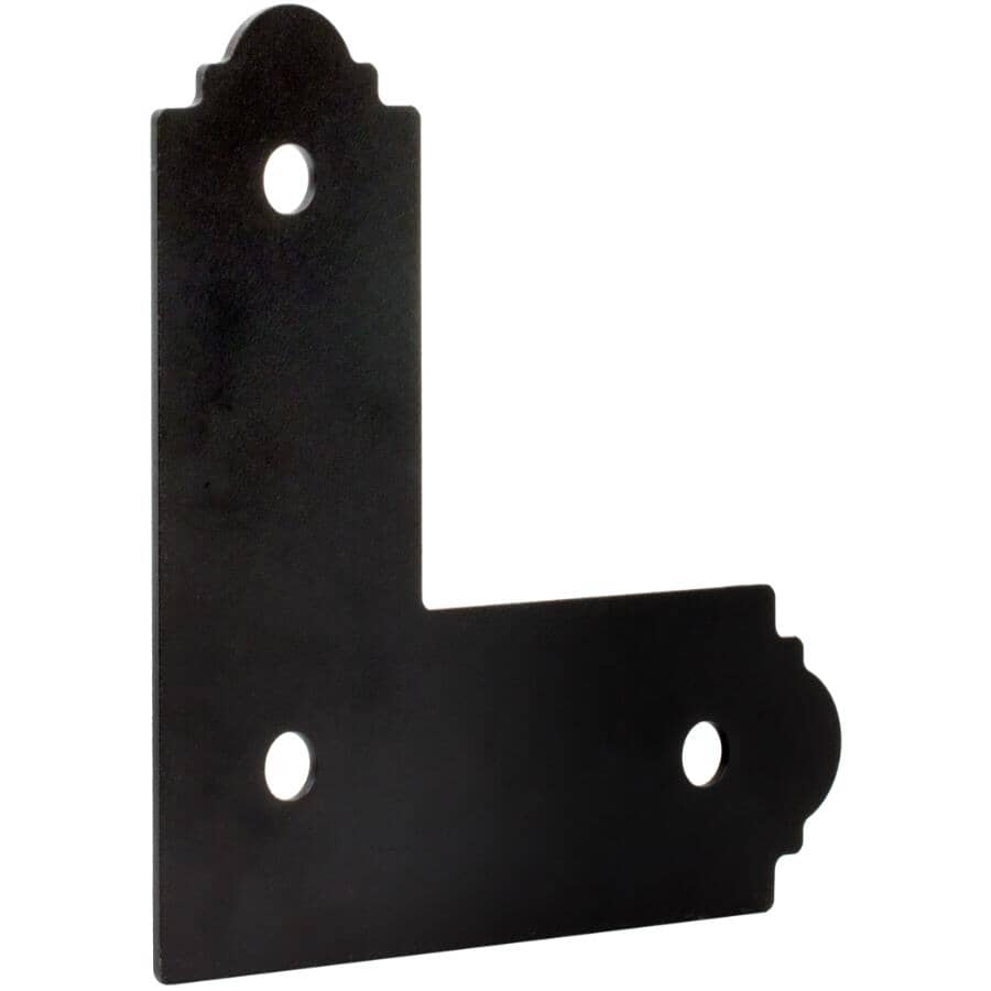 Mission L Strap Tie - for 4" x 4" Lumber, ZMAX Finish