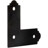 Mission L Strap Tie - for 4" x 4" Lumber, ZMAX Finish