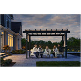 10' x 13' Yamba Aluminum Pergola - Black