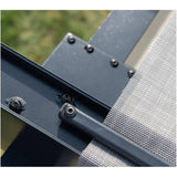 10' x 13' Yamba Aluminum Pergola - Black