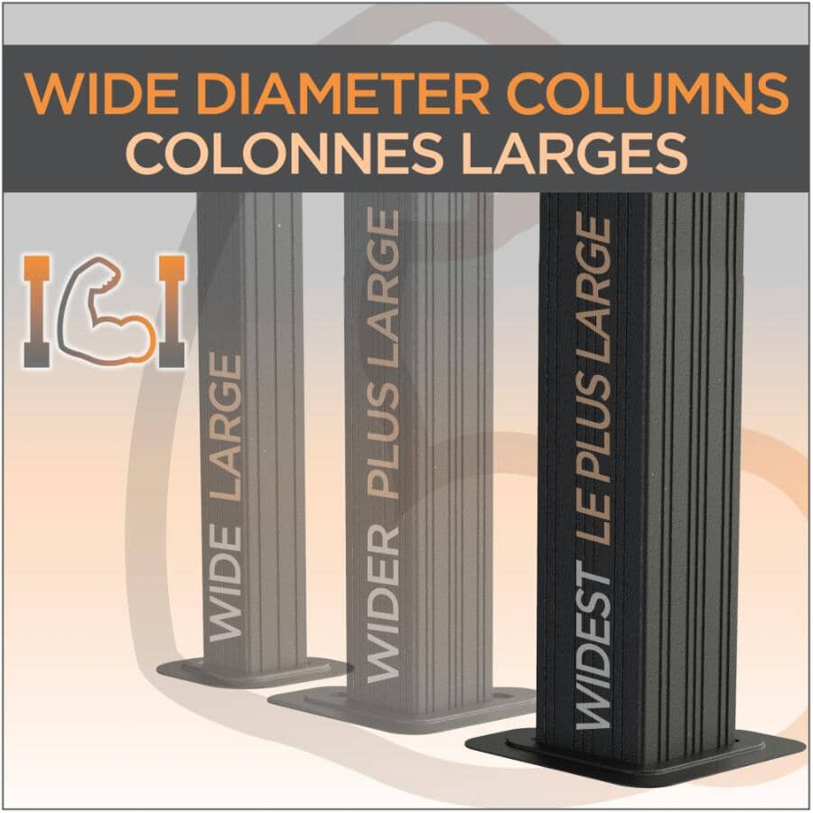 10' x 13' Yamba Aluminum Pergola - Black