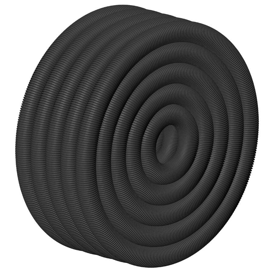 4" x 250' Perforated Poly Drain Pipe