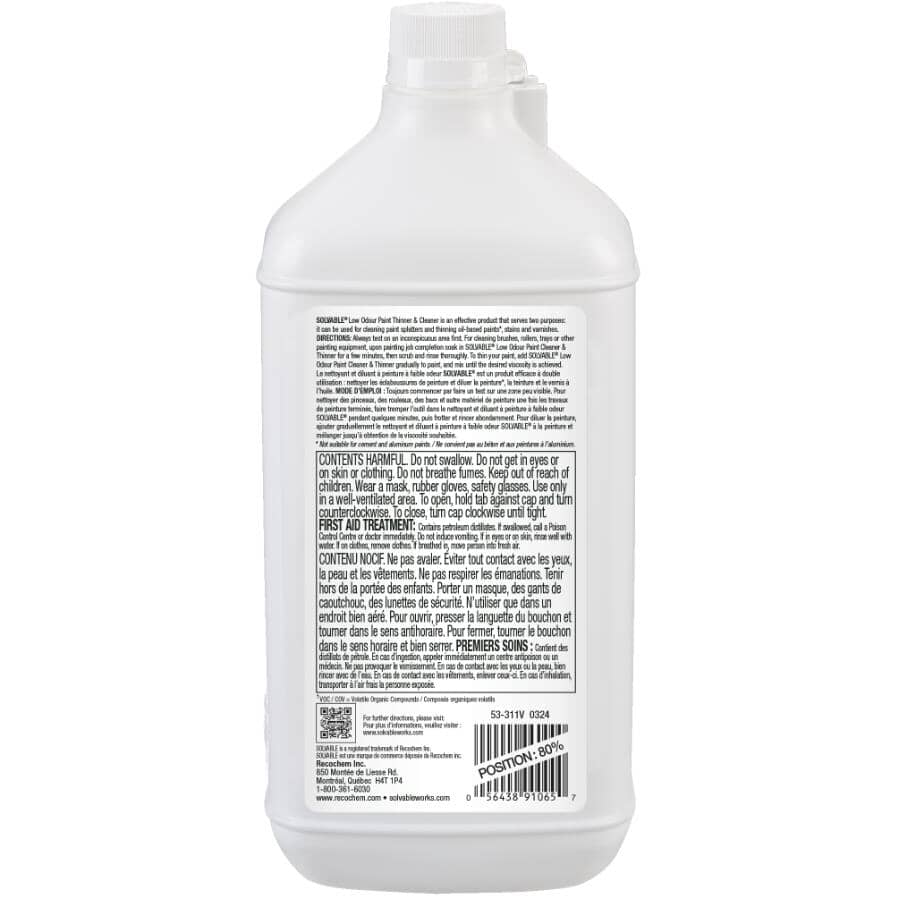 Low Odour Paint Cleaner & Thinner - 946 ml