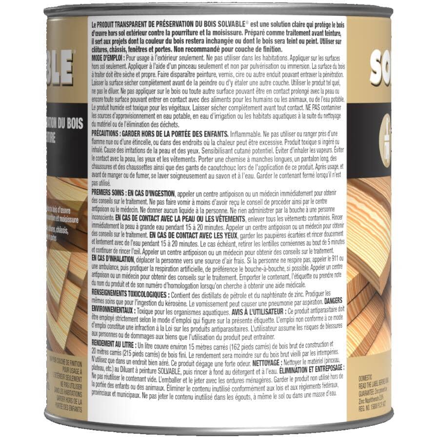 Wood Preservative - Clear Coat, 946 ml