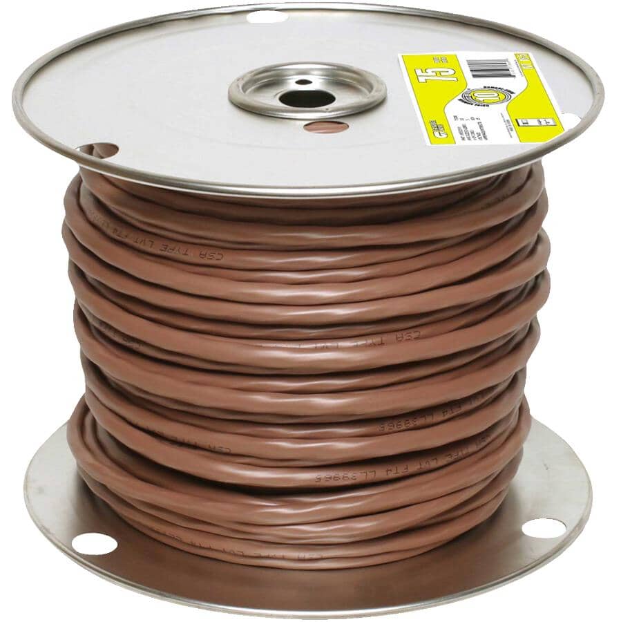 Brown 18/5 LVT Thermostat Wire