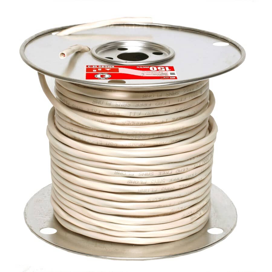 White 14/3 NMD-90 Copper Wire