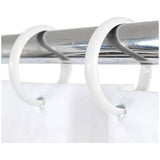 Round Shower Curtain Rings - White, 12 Pack