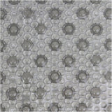 Vinyl Bubble Bath Tub Mat - Grey, 15" x 27"