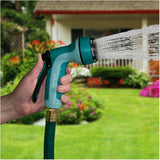 7 Pattern Spray Nozzle and Adjustable Tip Nozzle Set - Green