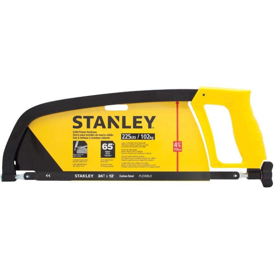 12" Solid Frame Hacksaw