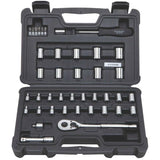 1/4" & 3/8" Drive Mechanic's Socket Set - 40 Piece, with Case